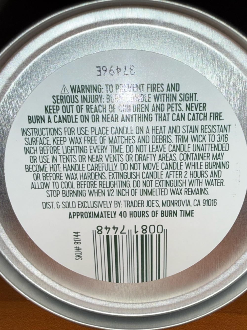 Pair of Trader Joe’s Can of Corn Candles (2) - Picture 9 of 14